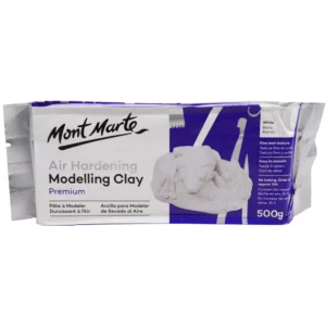 Air Hardening Modelling Clay Premium 500g White 1