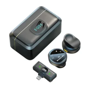 Wireless Noise Cancellation Audio Video Recording Microphone