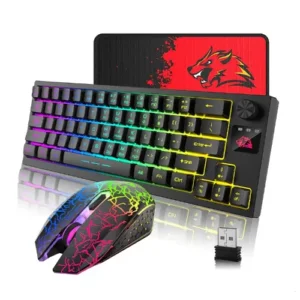 Wireless Gaming Keyboard with Mouse Set