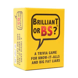 Brilliant or BS? Trivia Party Card Game