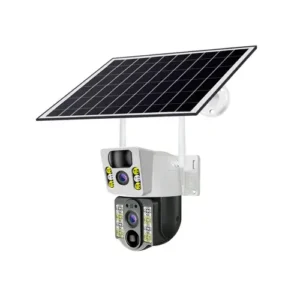 CCTV Wi-Fi IP PTZ Dual Lens Network Solar Camera
