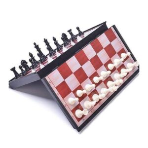 Chess Magnetic Travel Set with Folding Board Game for Kids & Adults