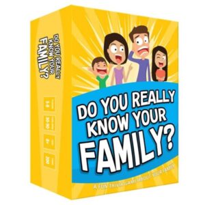 Do You Really Know Your Family? Conversation Starters & Challenges Card Game