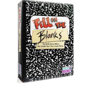 Fill in The Blanks Family Card Game