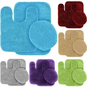 Fluffy Toilet Mat Soft Fabric