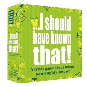 I should have known that! – A Trivia Card Game