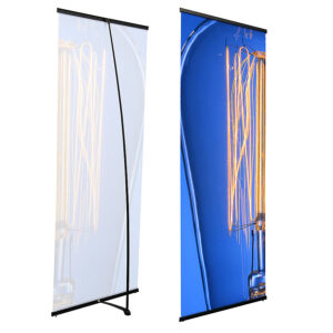 L Banner Display Stand