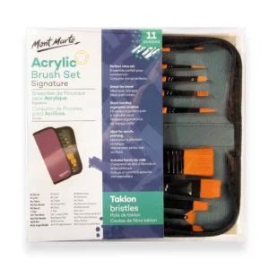 Mont Marte Acrylic Brush Set Signature 11s