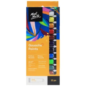 Mont Marte Gouache Paints Set Signature 12pc x 12ml