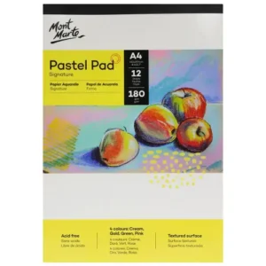 Mont Marte Pastel Pad 4 colours Signature 180gsm 12 Sheets A4