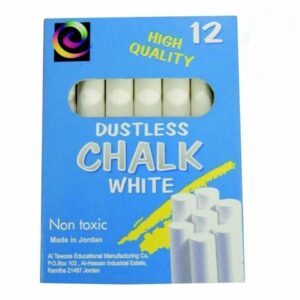 Dustless Chalk White (12 Packets)