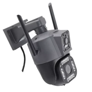 Wide Angle Dual Lens Security Smart IP Camera 2 Way with Audio