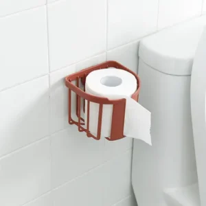 Punch Free Toilet Paper Holder