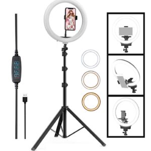 Professional LED Ring Light with Mobile Holder and Tripod Stand