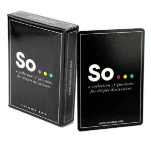 So Cards Deep Conversation Starters Game