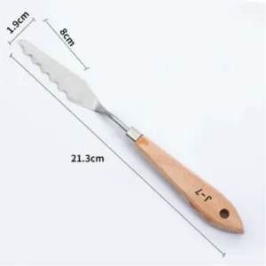 Serrated Palette Painting Knife J-7