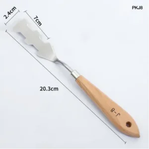 Serrated Palette Painting Knife J-8