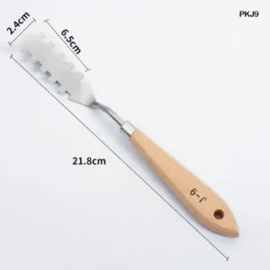 Serrated Palette Painting Knife J-9
