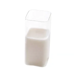 Square Glass Cup Drinkware Breakfast Milk Mug
