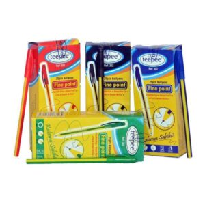Teepee Ballpens 302 Fine Tip (25s)