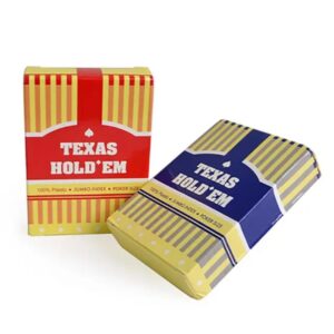 Texas Hold’em Plastic Poker Cards