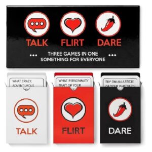 Talk, Flirt, Dare Card Game – Romantic Game for Couples