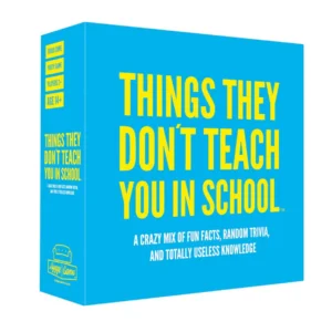 Things they don´t teach you in school Party Trivia Card Game