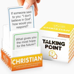 Talking Point Christians 200 Conversation Starters Card Game