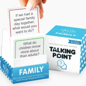 Talking Point Family 200 Conversation Starters Cards Game