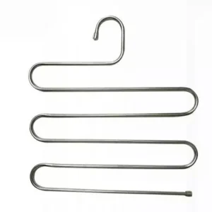 Trouser Hanger S-Shaped Stainless Steel
