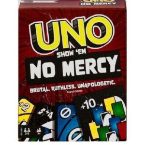 UNO No Mercy Card Game For Kids, Adults & Family Nights