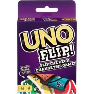 UNO Flip Card Game For Kids, Adults & Family Night