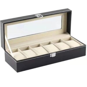 Watch Organizer 6 Slots Storage Case