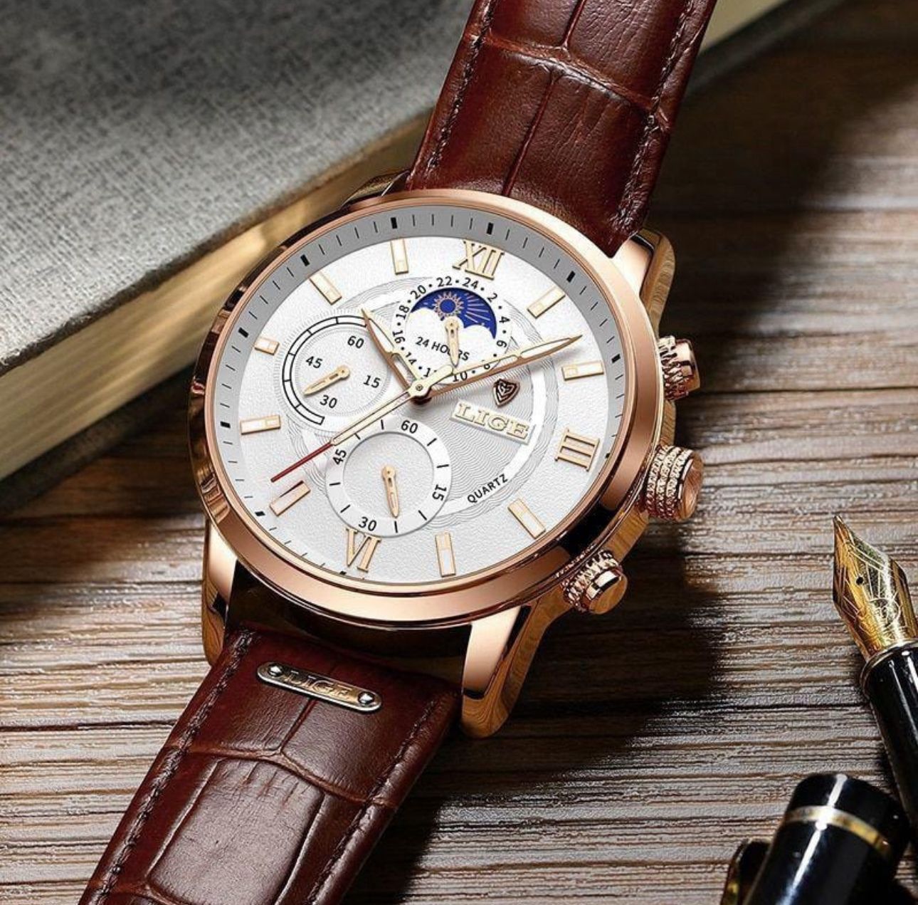 Lige LG8932 Chronograph view 6